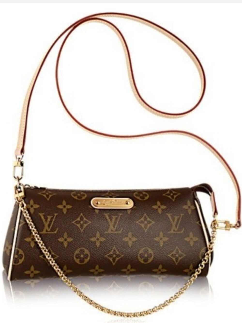 BRAND NEW! LV Louis Vuitton Eva Monogram Canvas Evening Clutch/ Handbag UNUSED